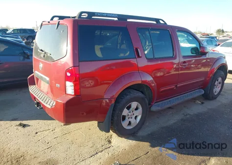 2006 Nissan Pathfinder Se из США, поврежденный, VIN 5N1AR18U86C605927